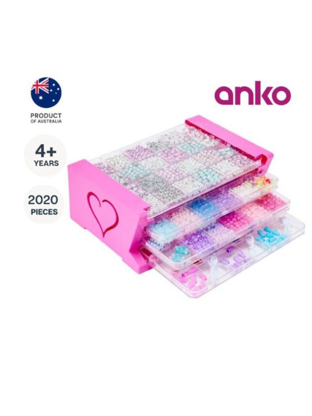 Anko 4 Tray Bead Set (No Color- Image 1)