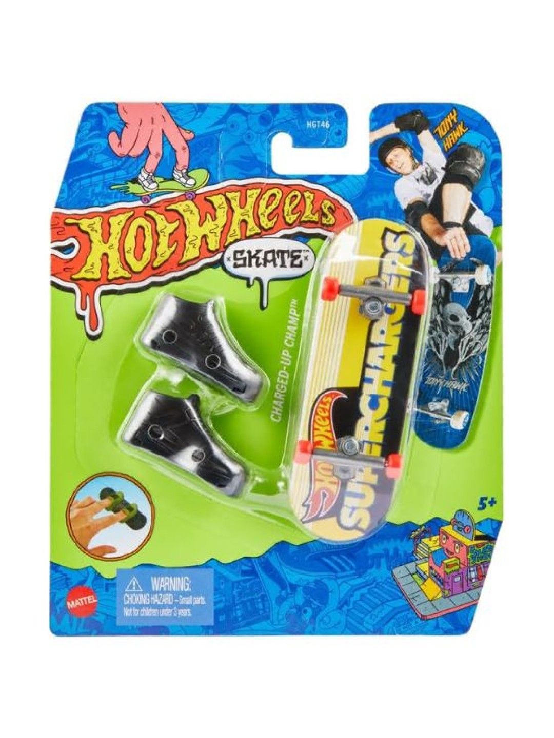 Hot Wheels Skate Tony Hawk Charged-Up Champ (No Color- Image 1)