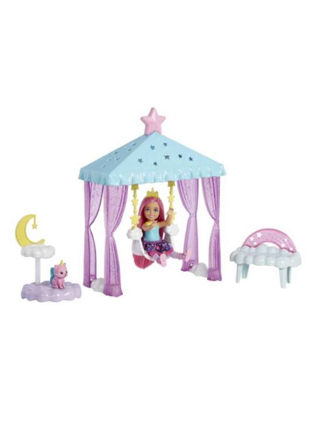 Barbie Dreamtopia Chelsea Doll Nurturing Fantasy Playset And Pet Kitten (No Color- Image 1)