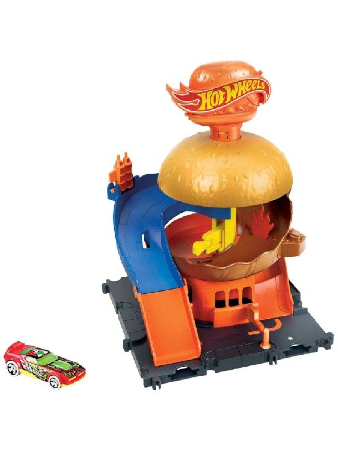 Hot Wheels City Burger Drive-Thru Playset (No Color- Image 1)