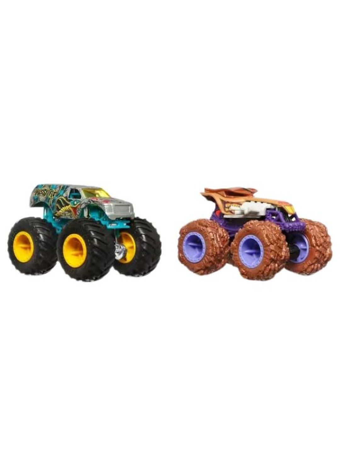 Hot Wheels Monster Truck Demolition Doubles Nature Battles (No Color- Image 1)
