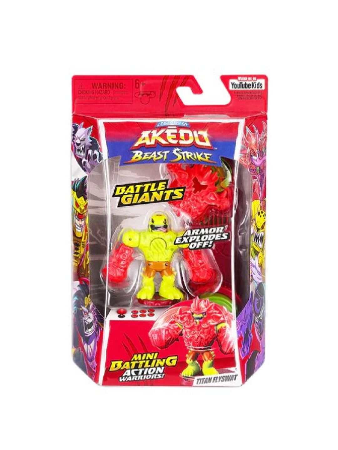 Legends of Akedo Beast Strike Battling Giant Flyswat Mini Battling Warriors (No Color- Image 4)