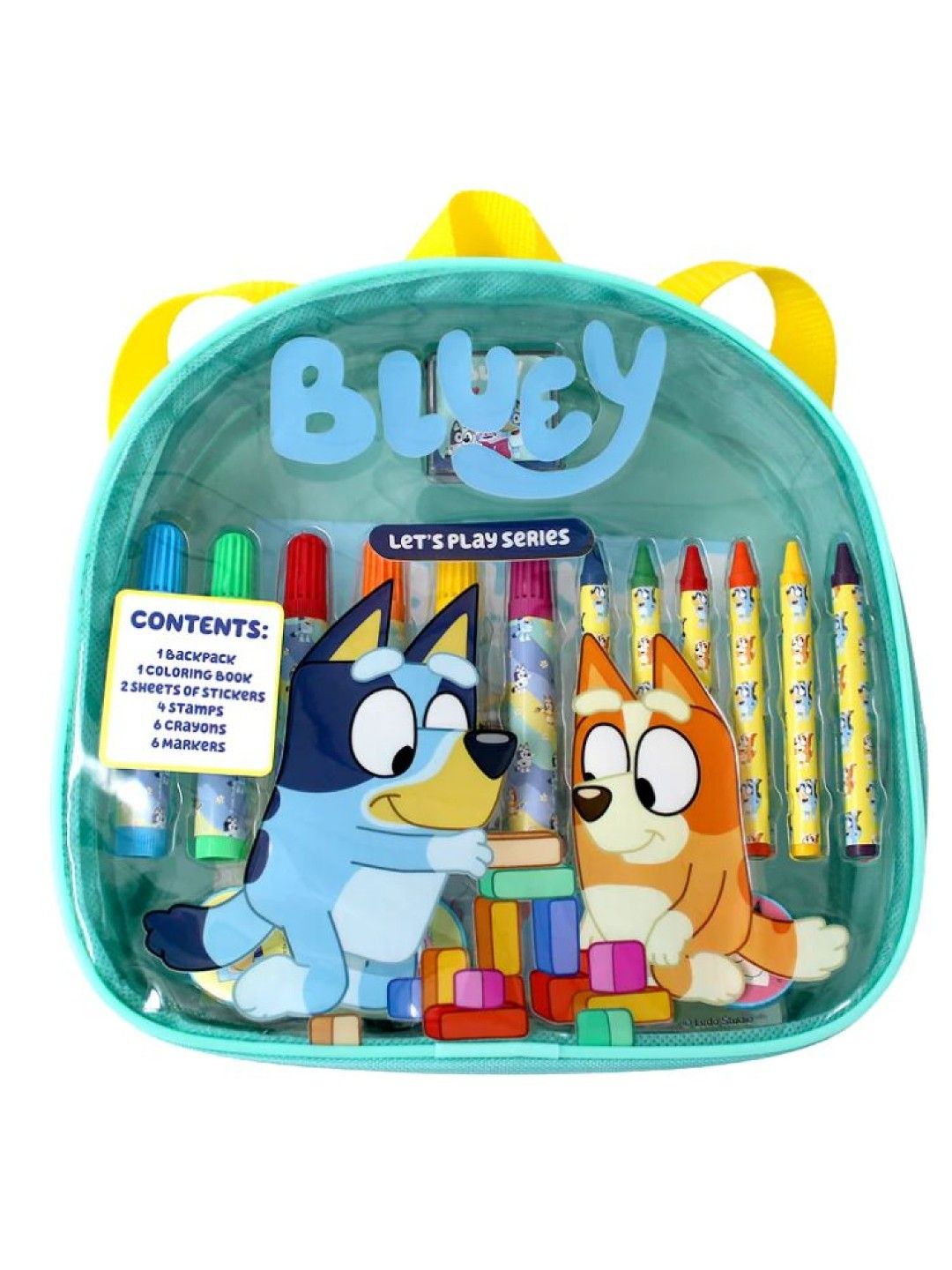 Bluey Artlings Bluey Activity Backpack Art Set - Let's Play Series (No Color- Image 2)