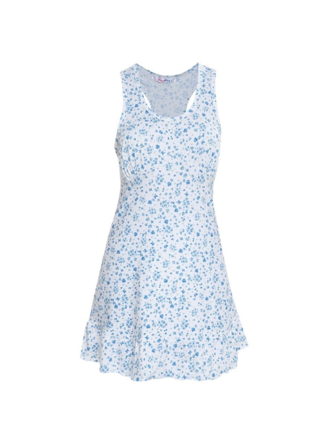 SleepyHead Dakota Racerback Night Dress (White- Image 3)