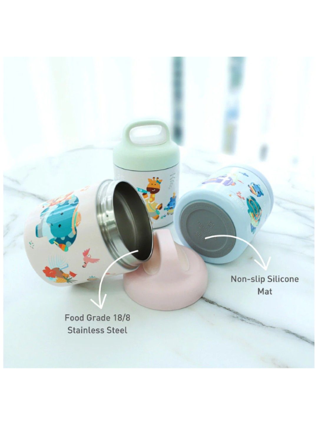 Marcus & Marcus Thermal Food Jar (Blue- Image 2)