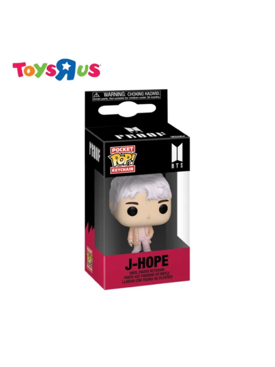Toys R Us Funko Pop! Keychain: BTS S4 Proof J-Hope (No Color- Image 2)