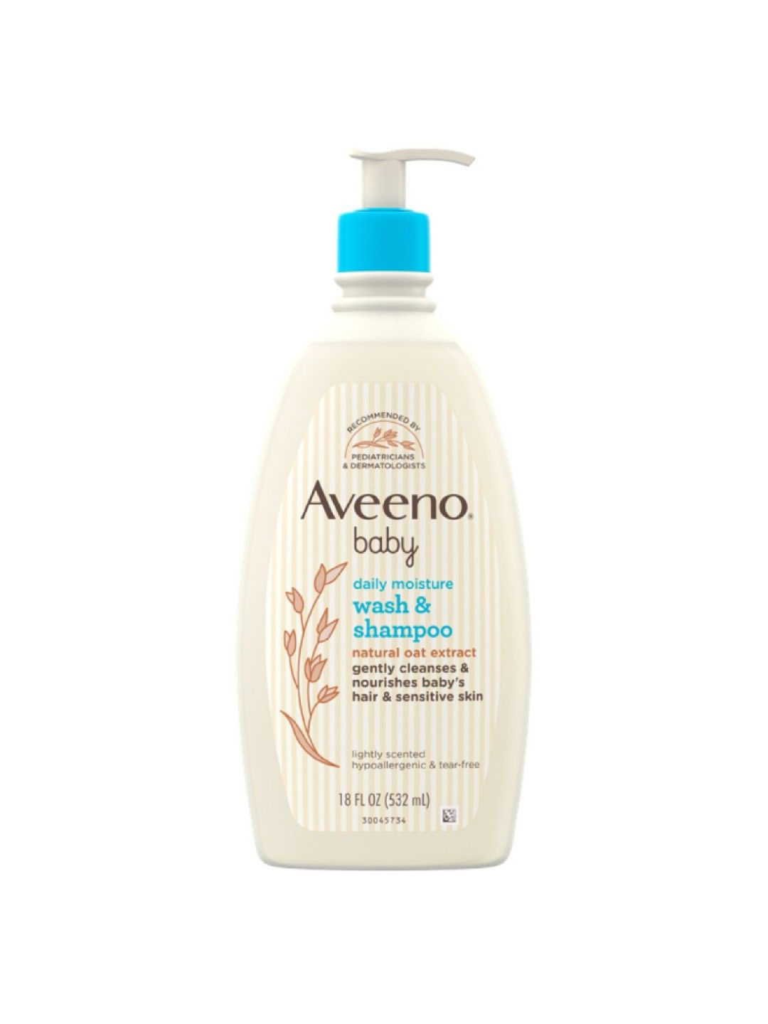 Aveeno Baby Daily Wash & Shampoo (532ml) (No Color- Image 1)