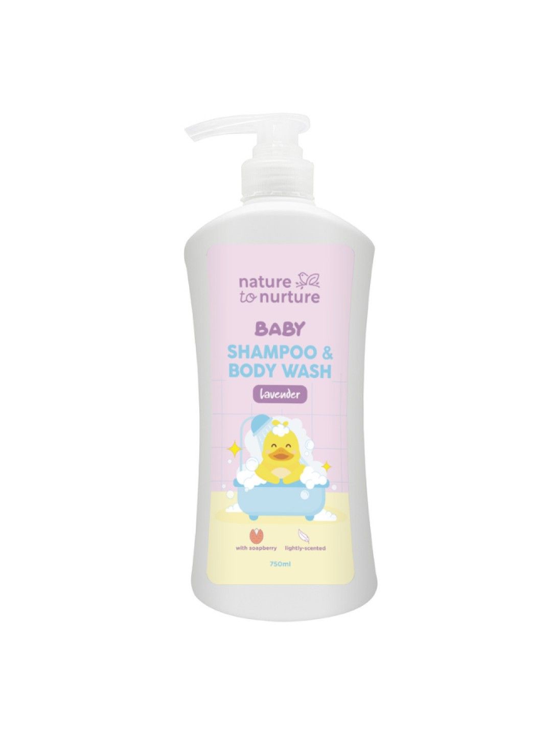 Nature to Nurture Lavender Baby Shampoo and Body Wash (750ml) (No Color- Image 1)
