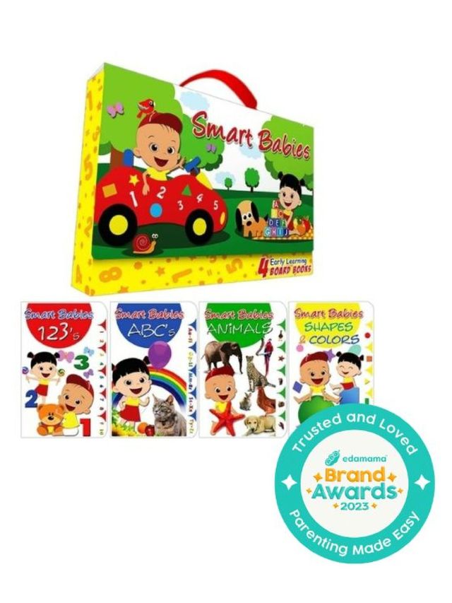 Learning is Fun Smart Babies - Early Learning Board Books with Carry Case