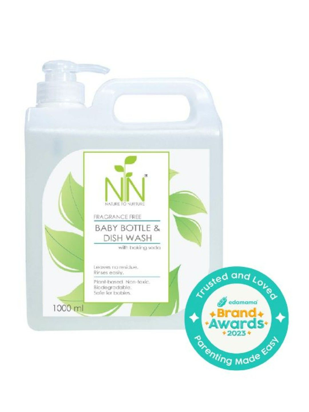 Nature to Nurture All Natural Baby Bottle & Dish Wash (1000ml)