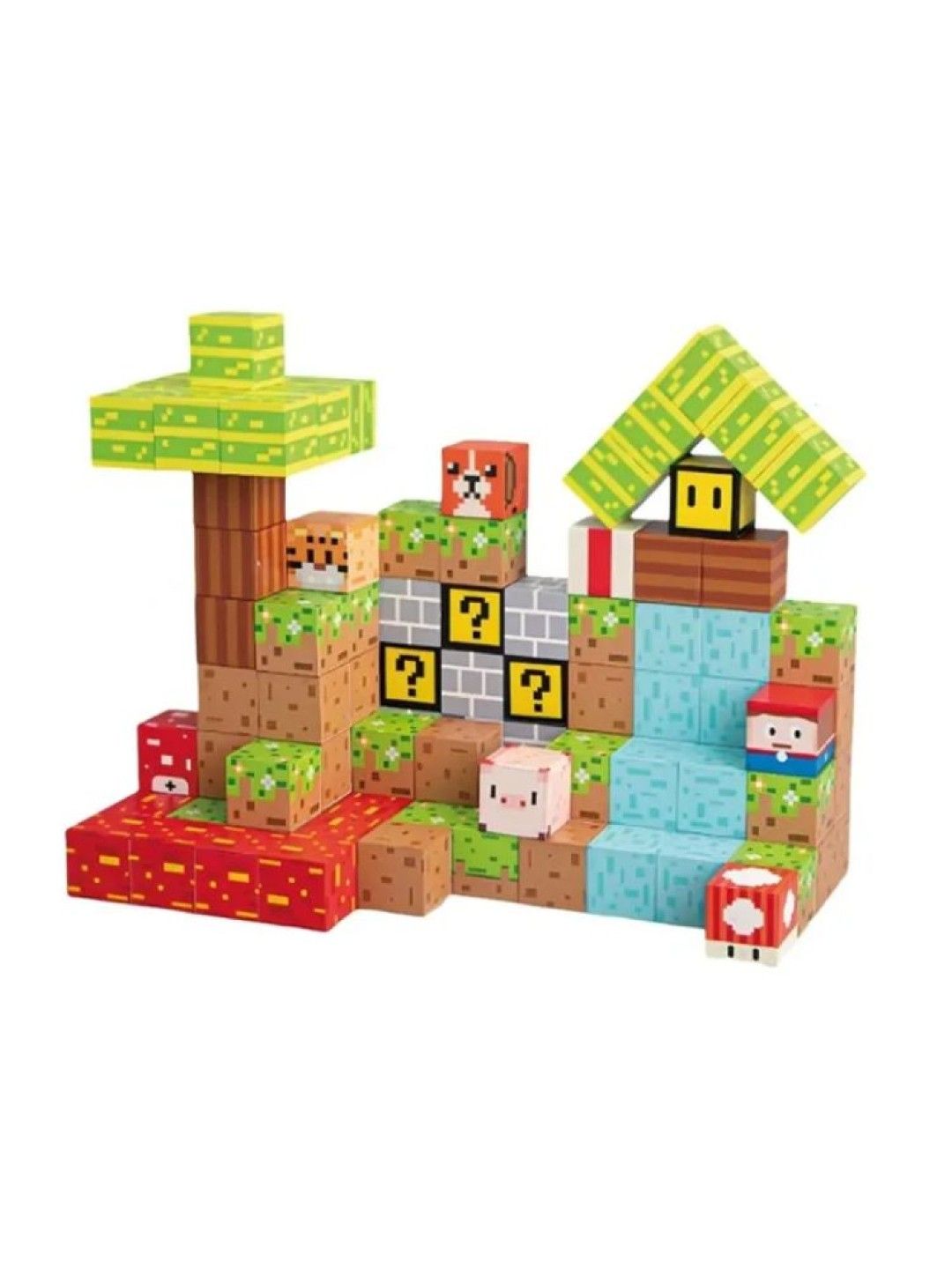 Magnetic Blocks Magnetic Building Blocks Educational Puzzle Toy 100pcs. (No Color- Image 3)