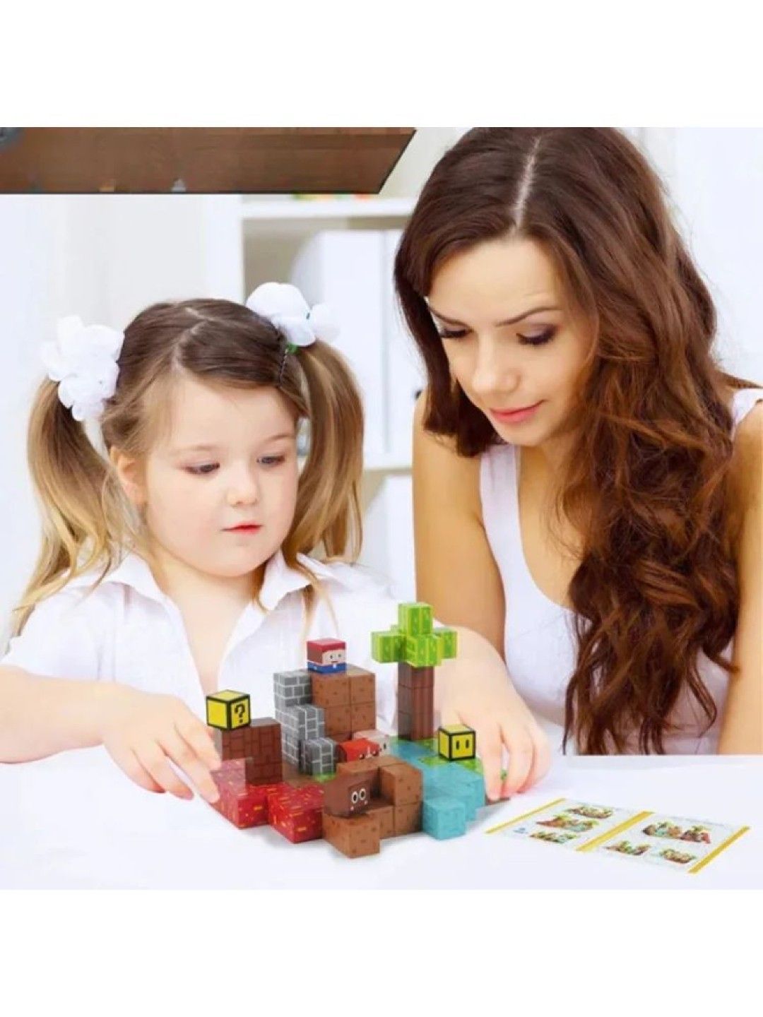 Magnetic Blocks Magnetic Building Blocks Educational Puzzle Toy 100pcs. (No Color- Image 4)