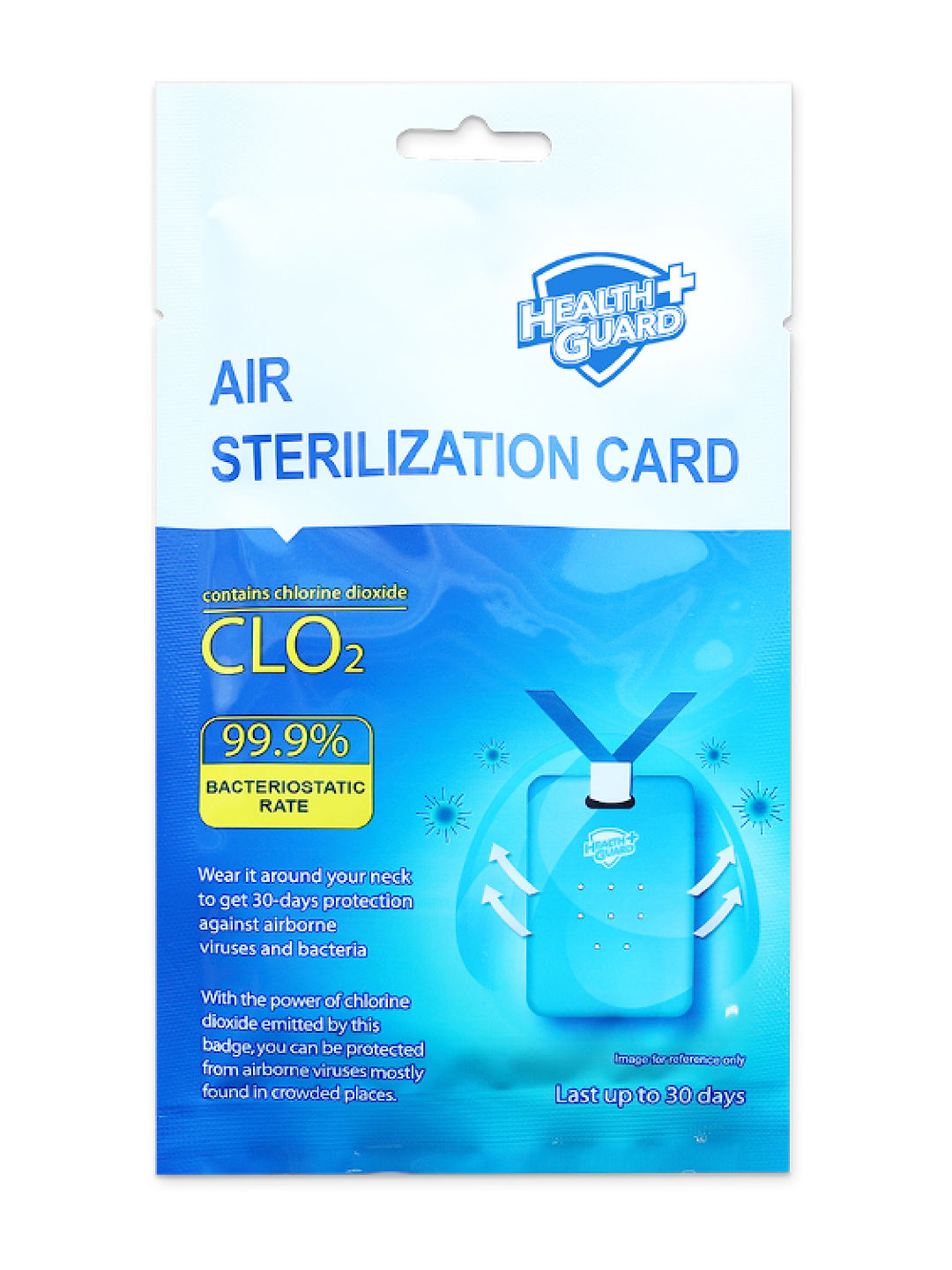 Health Guard Air Sterilization Card (HG-ASC) (No Color- Image 3)