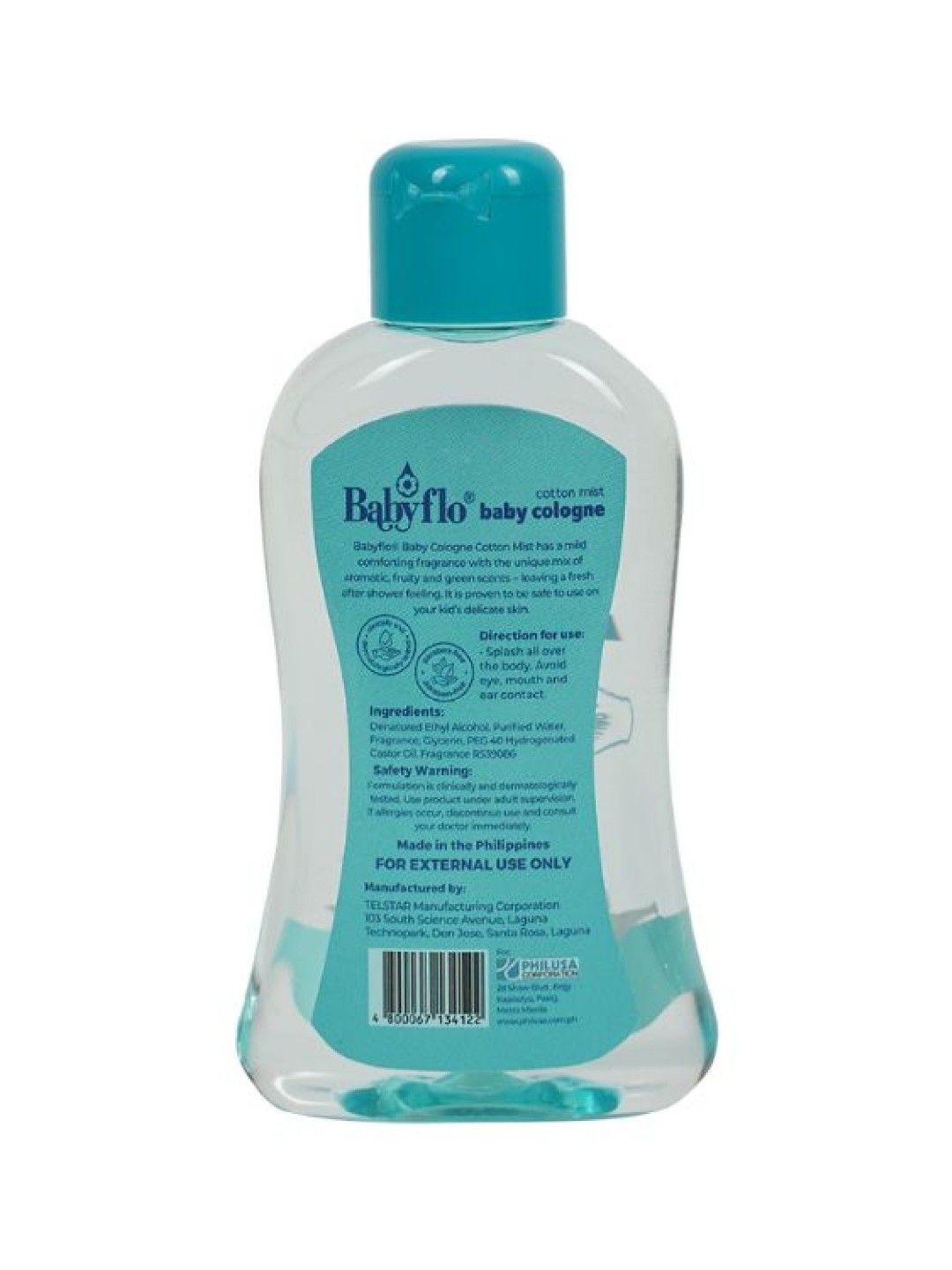 Babyflo Baby Cologne (100ml) (Cotton Mist- Image 2)