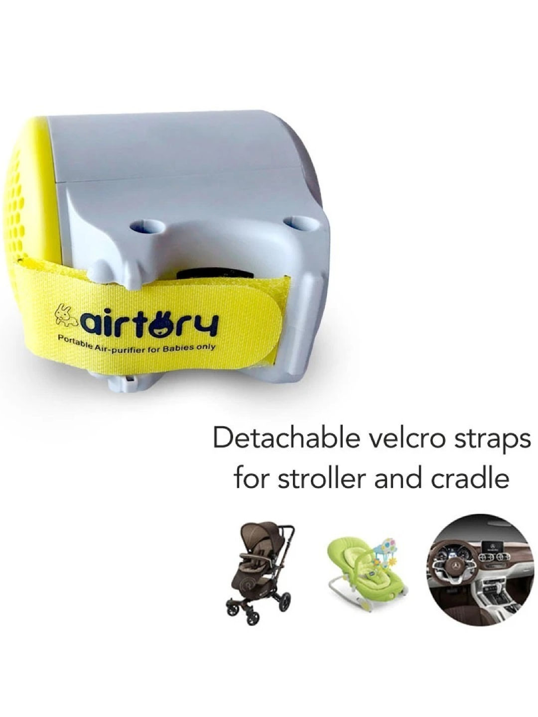 Airtory Portable Air-Purifier (Yellow- Image 4)