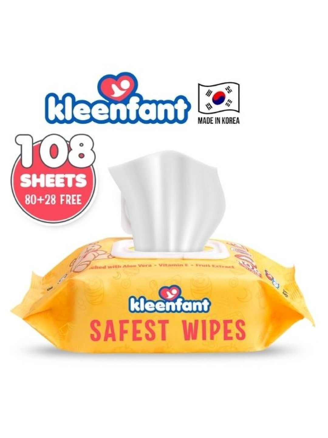 Kleenfant Baby Scent Scented Baby Wipes (108s) (No Color- Image 2)