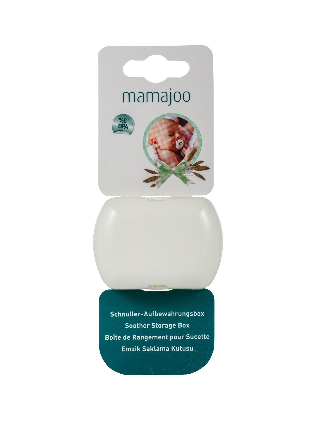 Mamajoo Soother Storage Box (White- Image 2)