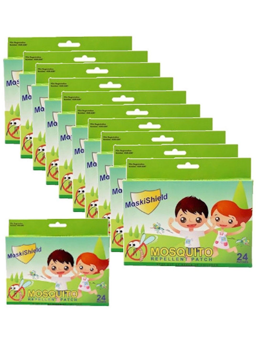 Moskishield Mosquito Repellent Patch (Set of 10) Free 1 Box (No Color- Image 1)