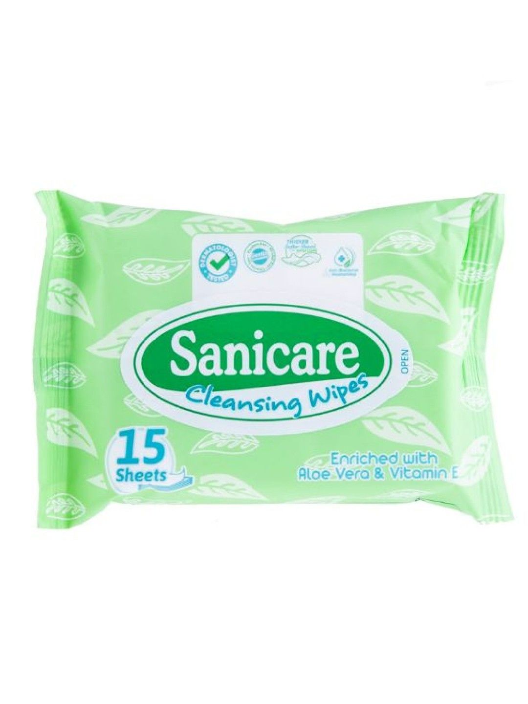 Sanicare Cleansing Wipes Eucalyptus (15 sheets) (No Color- Image 1)