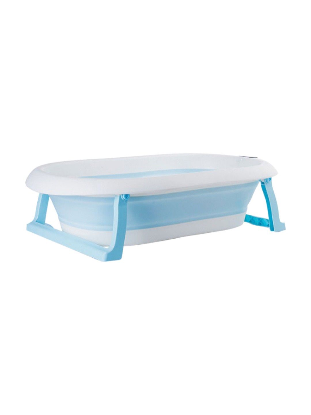 Babybee Philippines Collapsible Bathtub with Cushion, Breathable Mesh and Built-in Thermometer (Blue- Image 2)
