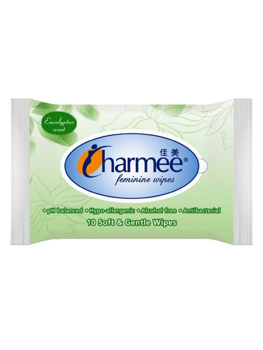 Charmee Feminine Wipes Mentholated 10's (No Color- Image 1)