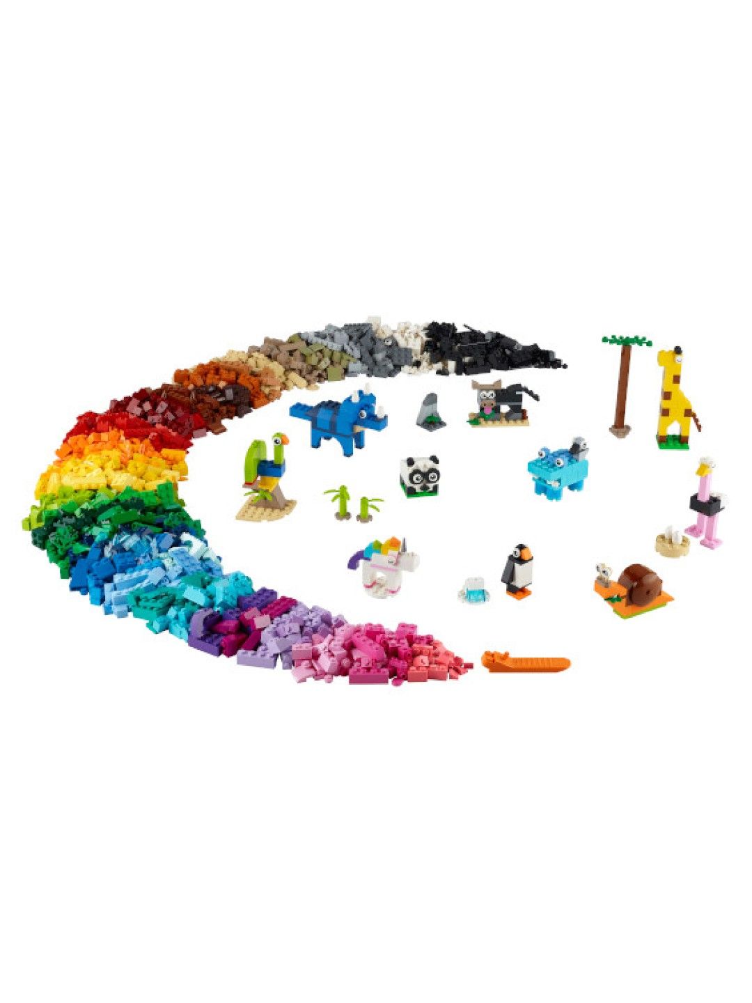 Lego Classic Bricks and Animals Building Blocks (1500pcs) (No Color- Image 2)