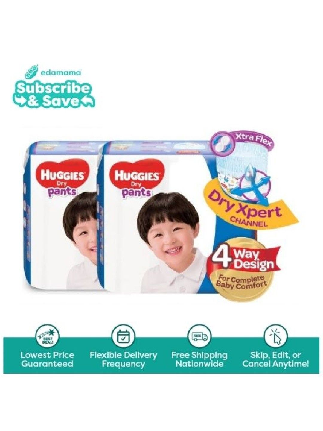Huggies Dry Pants Xl 26X1S - Rose Pharmacy Medicine Delivery