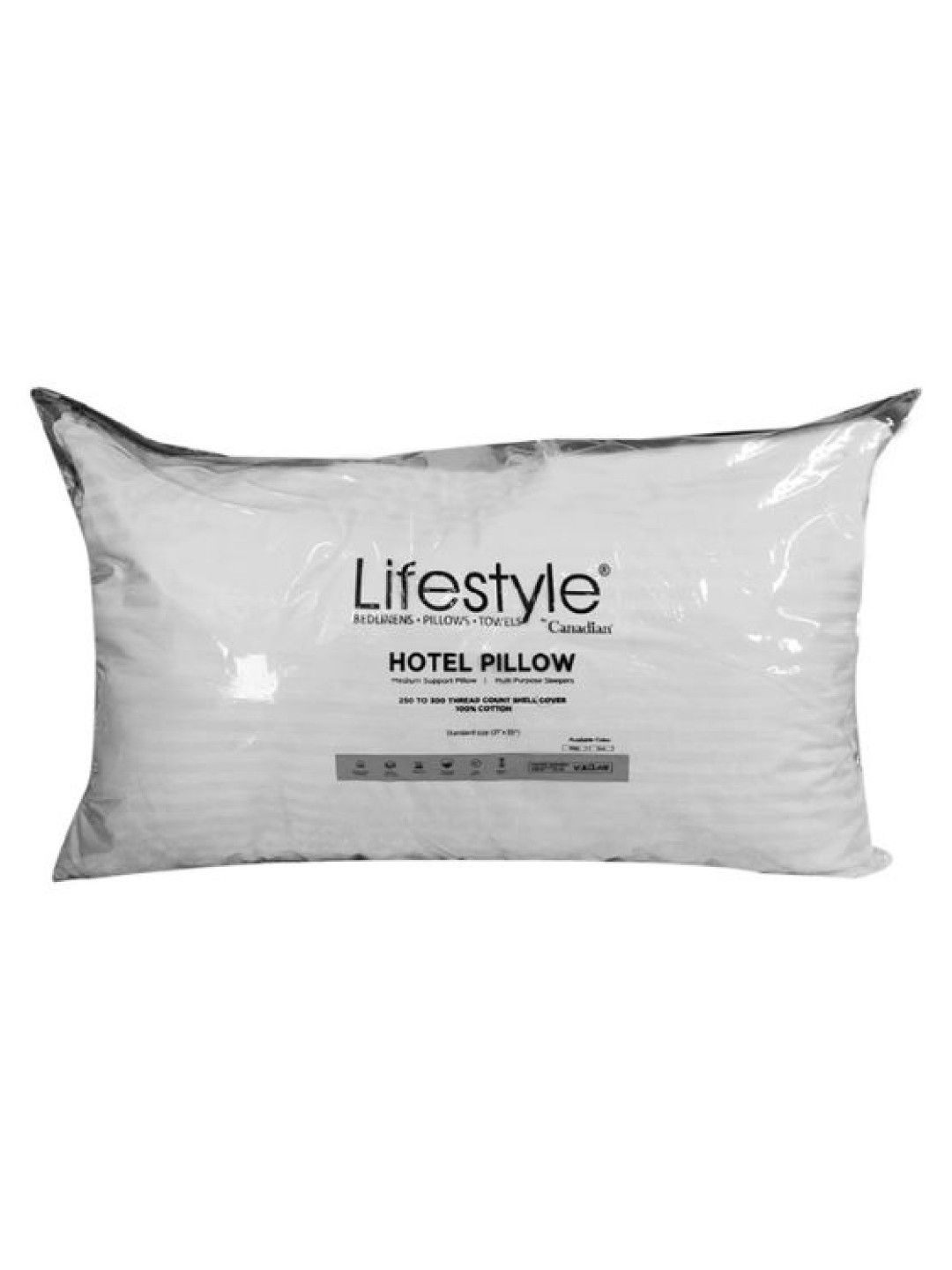 Lifestyle by Canadian Hotel Pillows 250-300 Thread Count Lifestyle