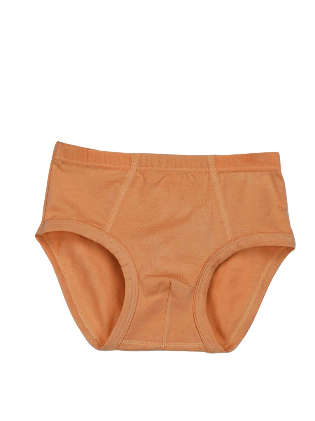Meet My Feet Three-Pack Briefs for Boys (Orange/Navy/Khaki- Image 2)