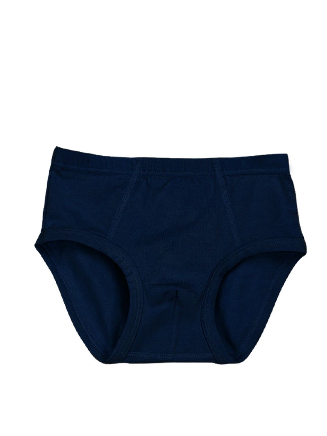 Meet My Feet Three-Pack Briefs for Boys (Orange/Navy/Khaki- Image 3)