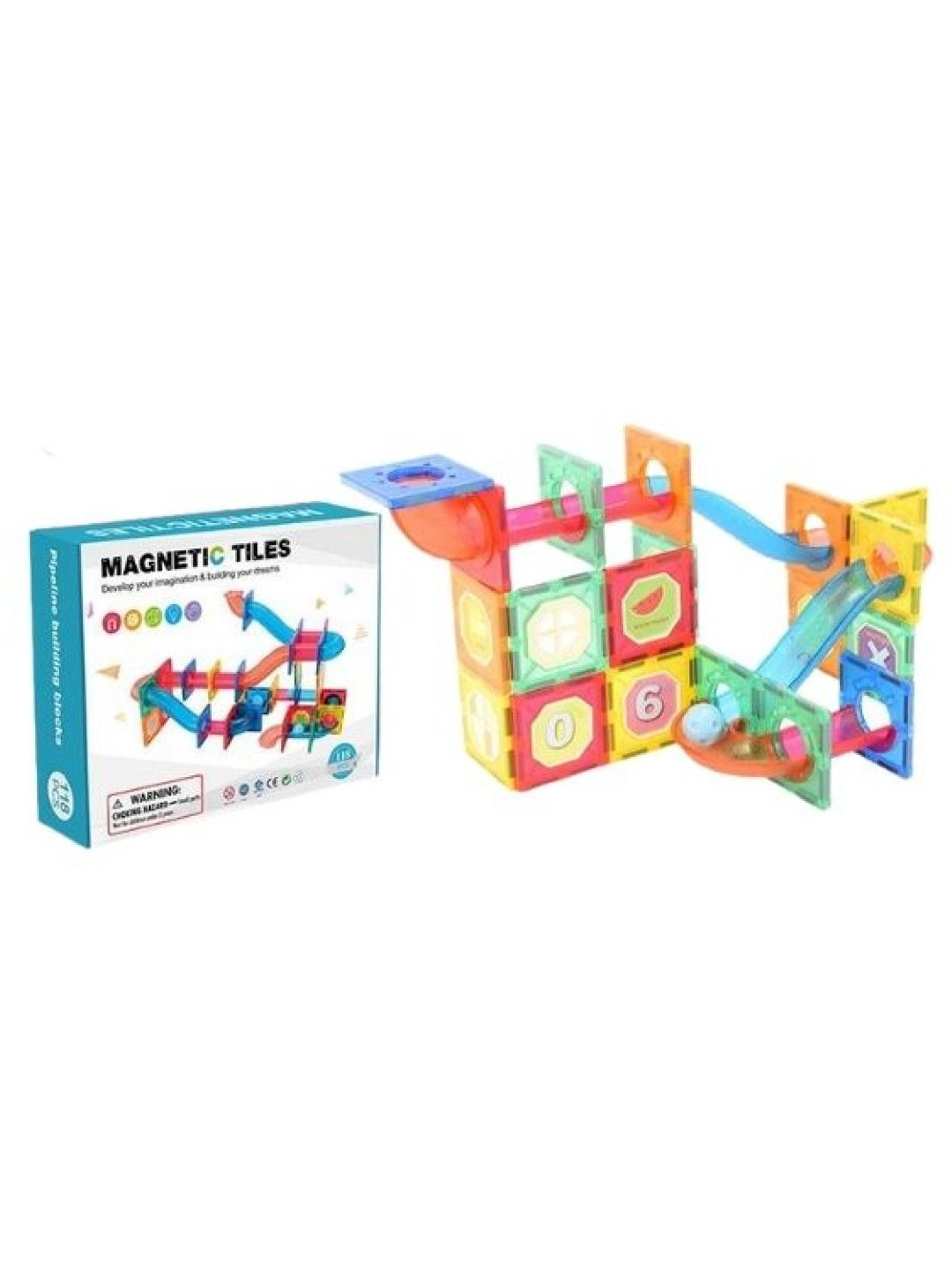 Tiles Marble Run (118pcs) edamama