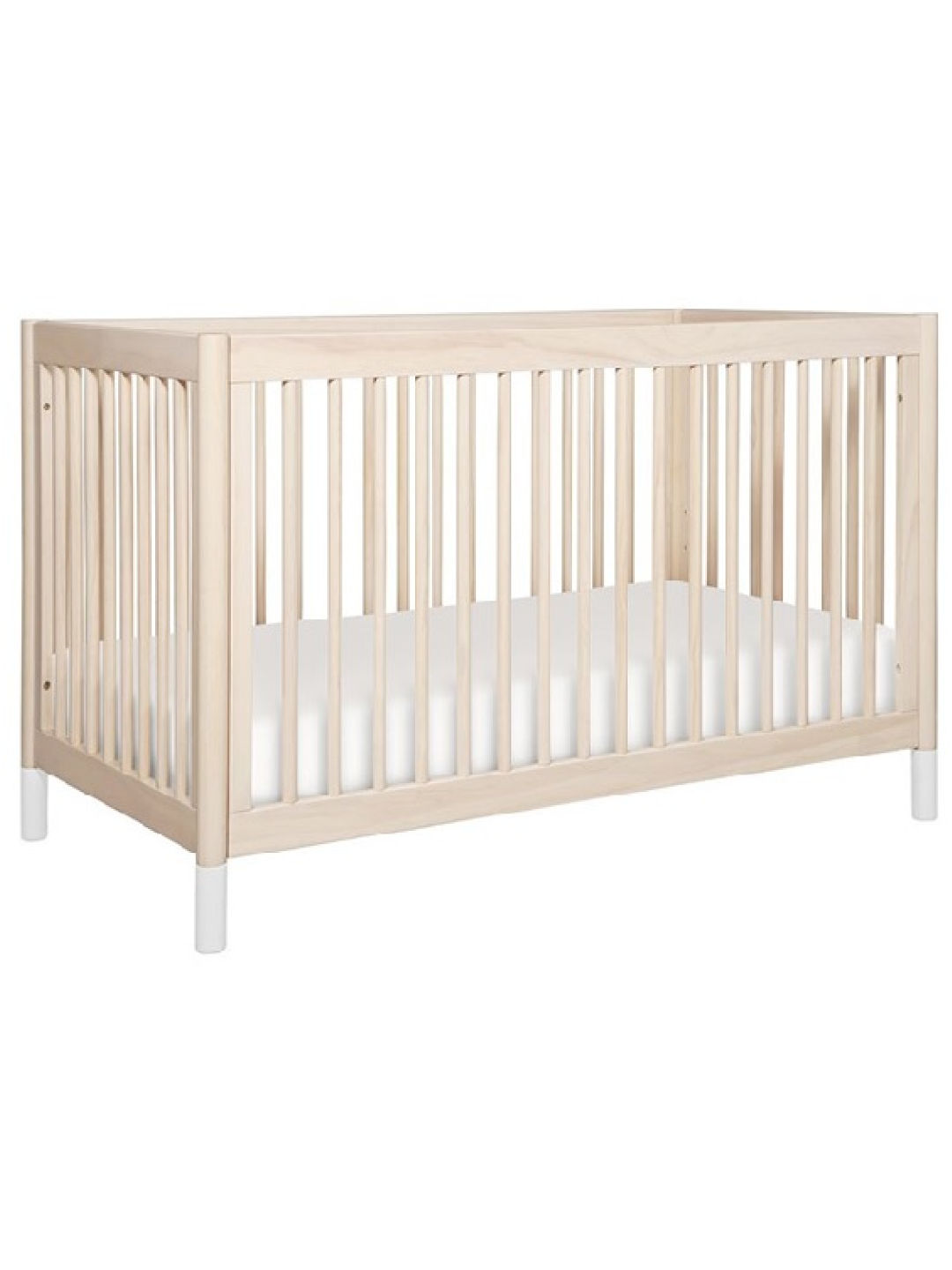 Babyletto Gelato 4-in-1 Convertible Crib with Toddler Bed Conversion Kit (Natural- Image 1)