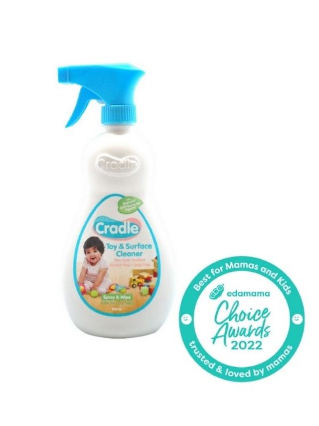 Cradle Natural Toy & Surface Cleaner Bottle (500ml)