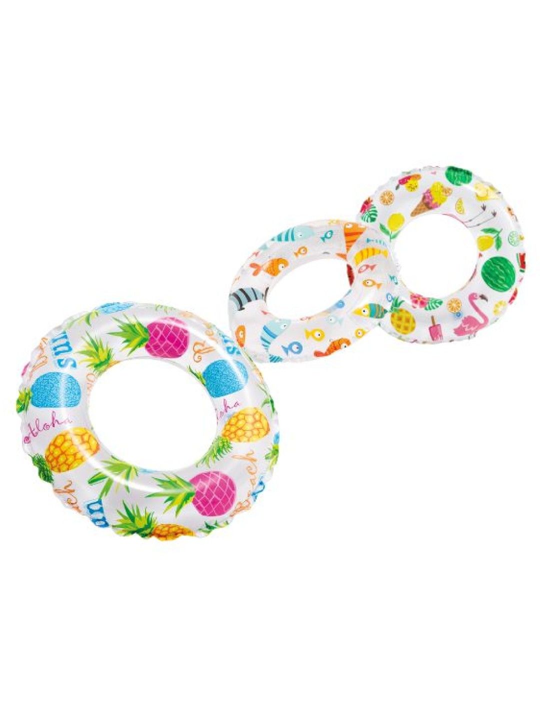 INTEX Lively Print Swim Ring (Pineapple- Image 4)