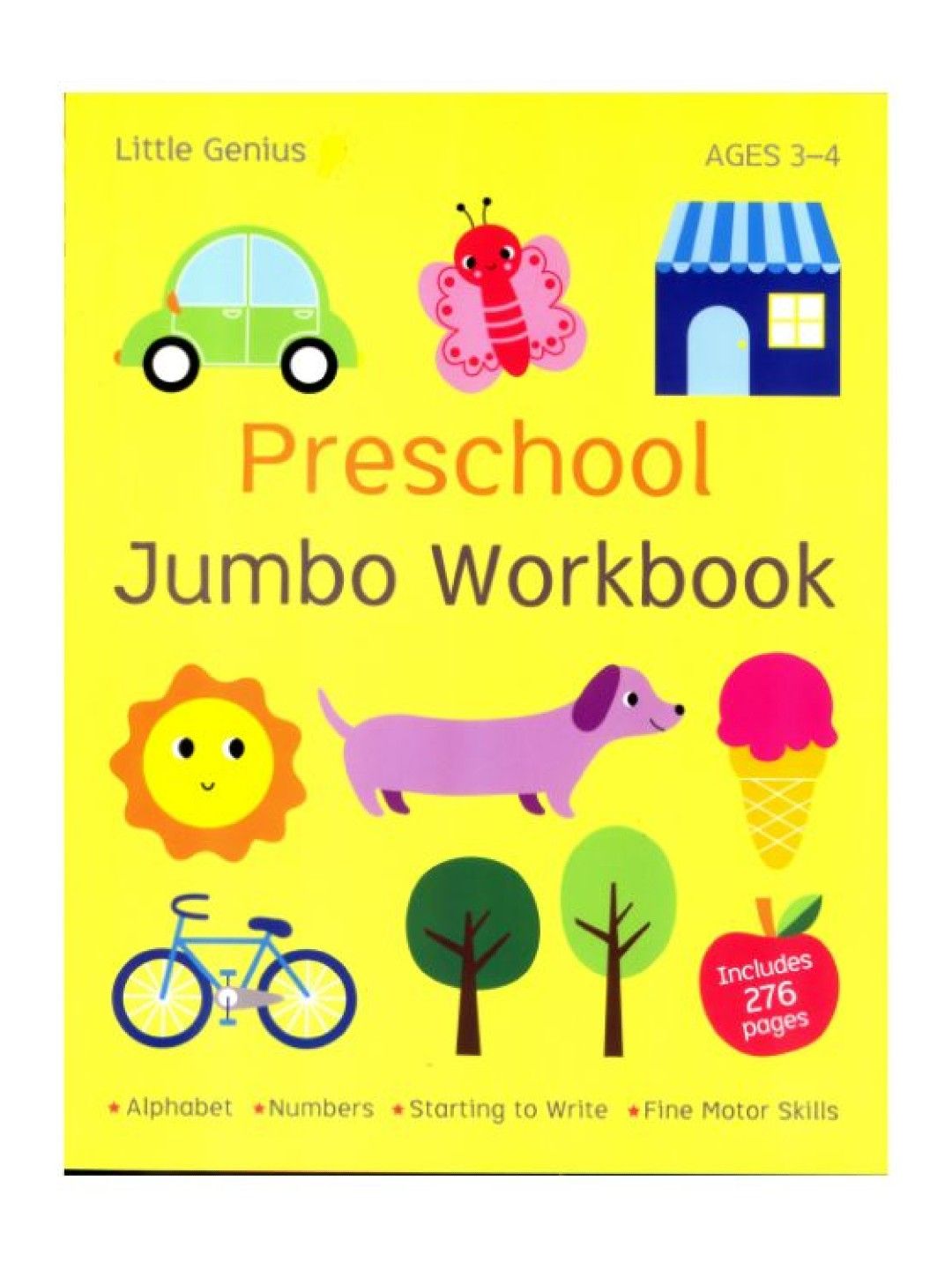 Learning is Fun Little Genius Jumbo Workbook (Preschool- Image 1)