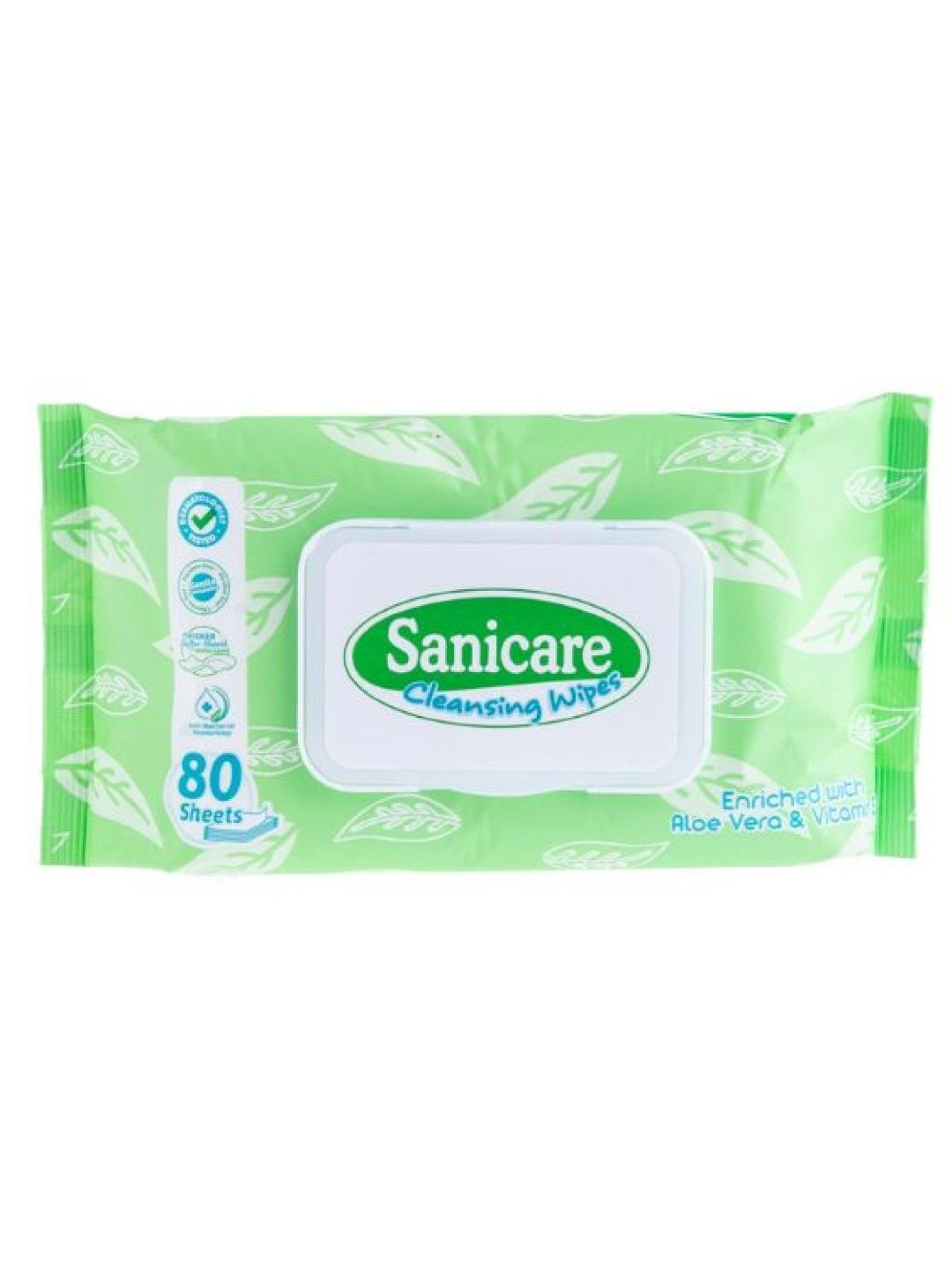 Sanicare Cleansing Wipes Eucalyptus (80 sheets) (No Color- Image 1)