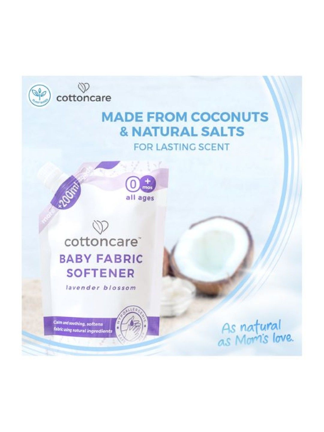 Cotton Central™ Cottoncare™ Calming Lavender  Natural Baby Fabric Softener (600ml) (No Color- Image 4)