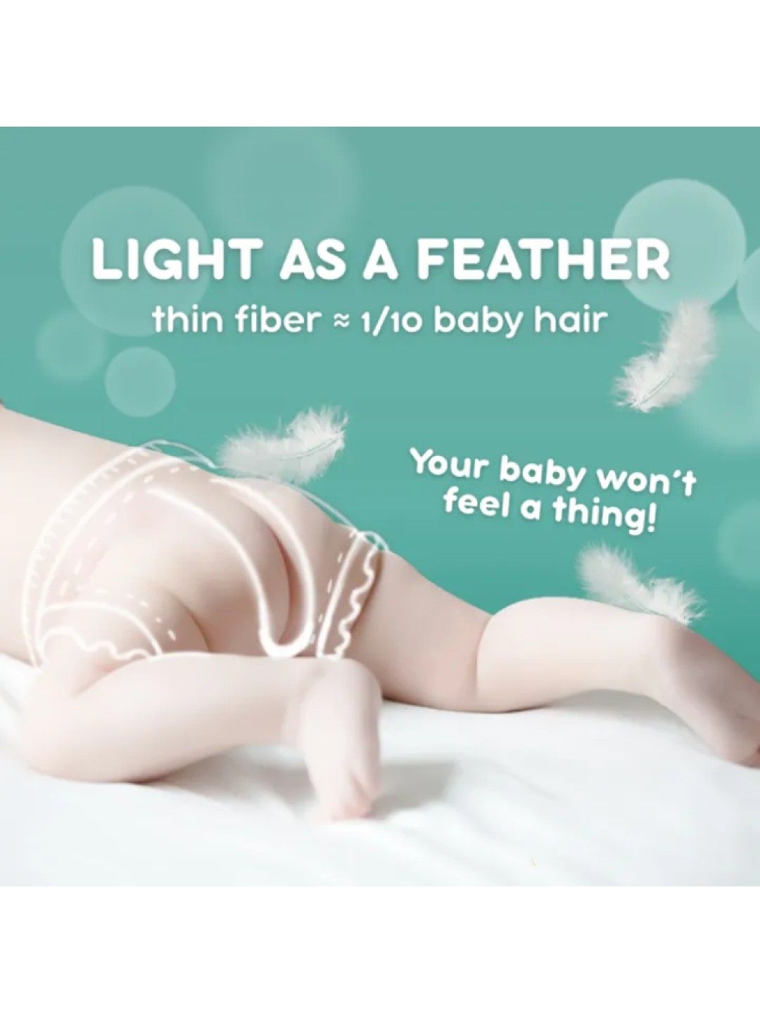 Unijoy Oxygen Care Tape Diaper Newborn - Jumbo (No Color- Image 4)