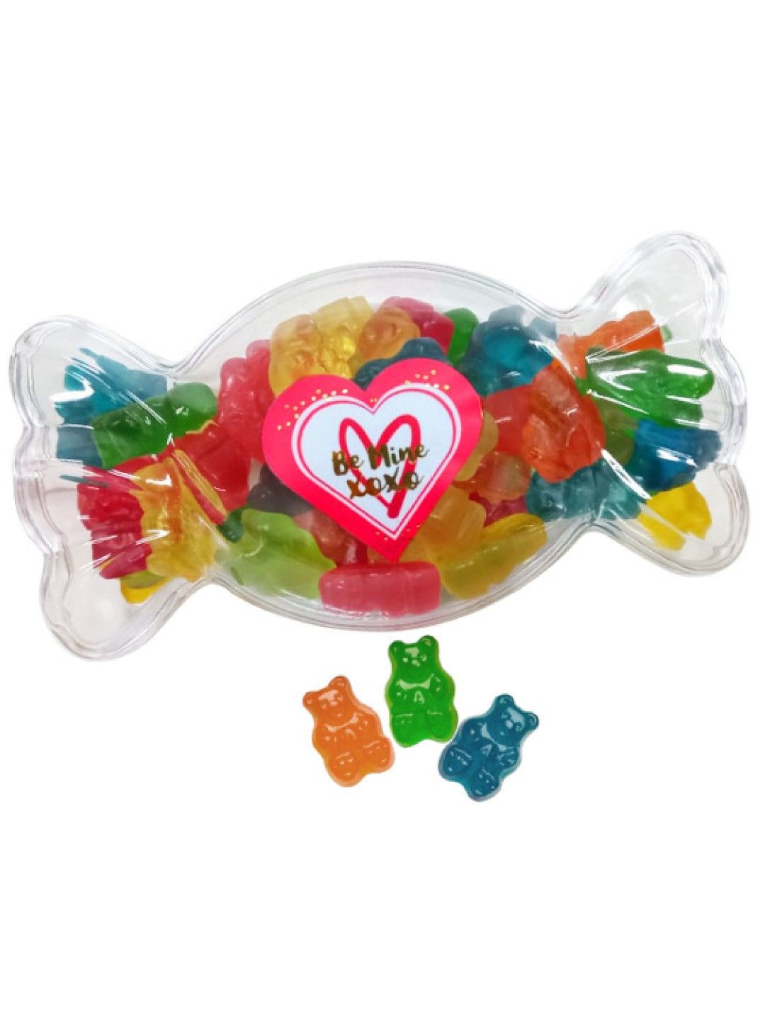 Candy Corner 12 Flavor Gummy Bears in Candy Container (200g) (No Color- Image 1)