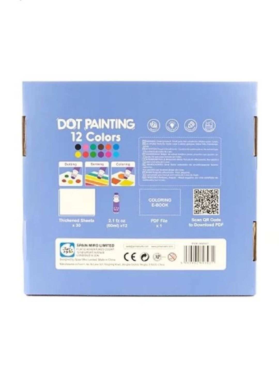 Joan Miro Dot Painting (12 colors) (No Color- Image 3)