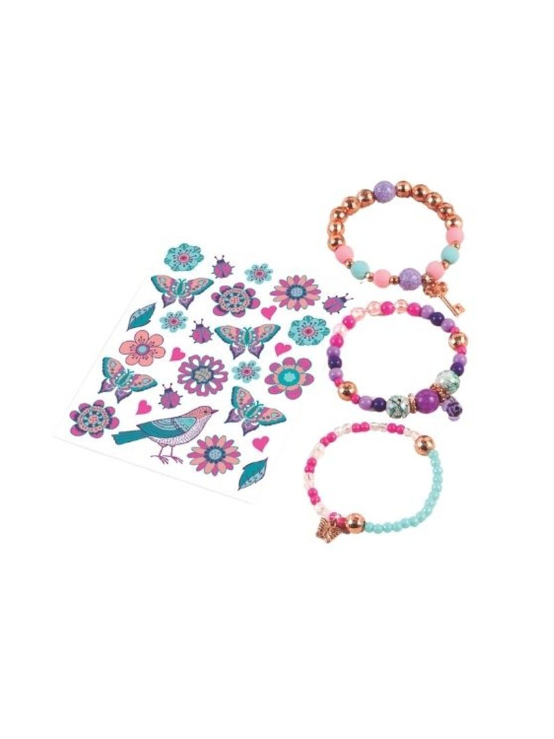Make It Real Bedazzled! Charm Bracelets - Blooming Creativity (No Color- Image 1)