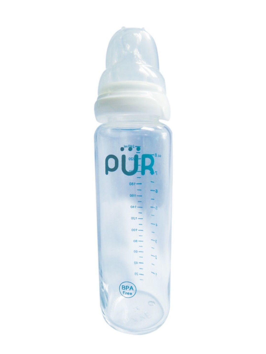 Pur Tempered Glass Feeding Bottle (8oz) (No Color- Image 1)