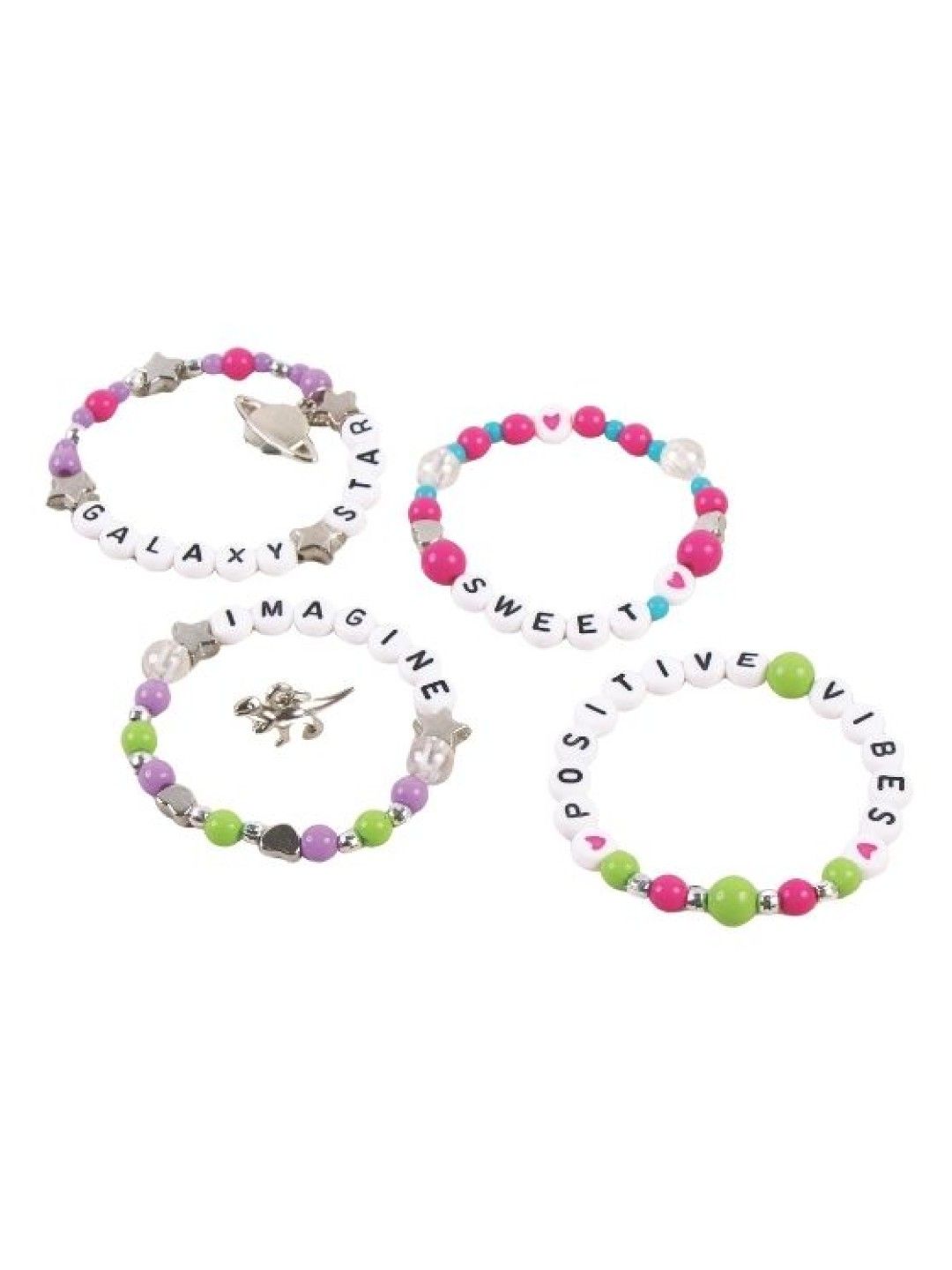 Make It Real Block & Rock Charm Bracelets (No Color- Image 1)