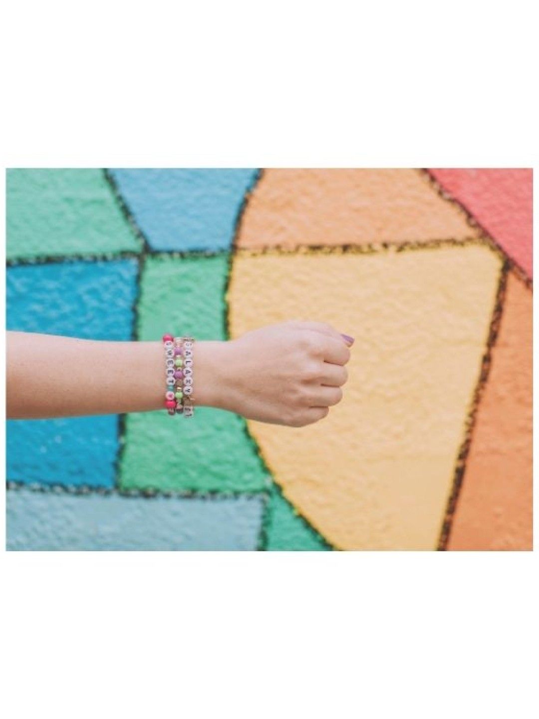Make It Real Block & Rock Charm Bracelets (No Color- Image 4)