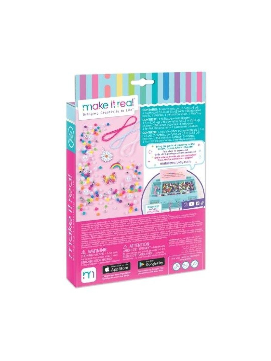 Make It Real Rainbow Bling Bracelets (No Color- Image 4)