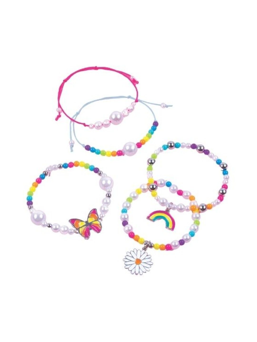 Make It Real Rainbow Bling Bracelets (No Color- Image 1)