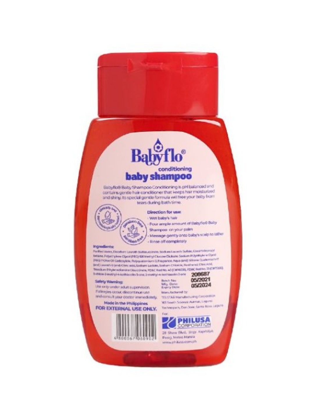 Babyflo Baby Shampoo Conditioning (125ml- Image 2)