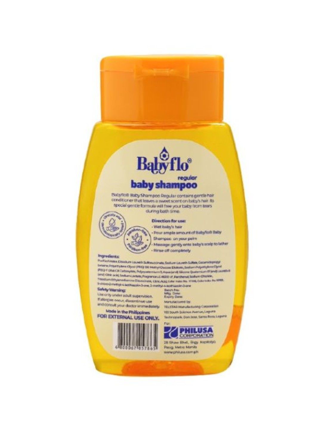 Babyflo Baby Shampoo Regular (125ml- Image 2)