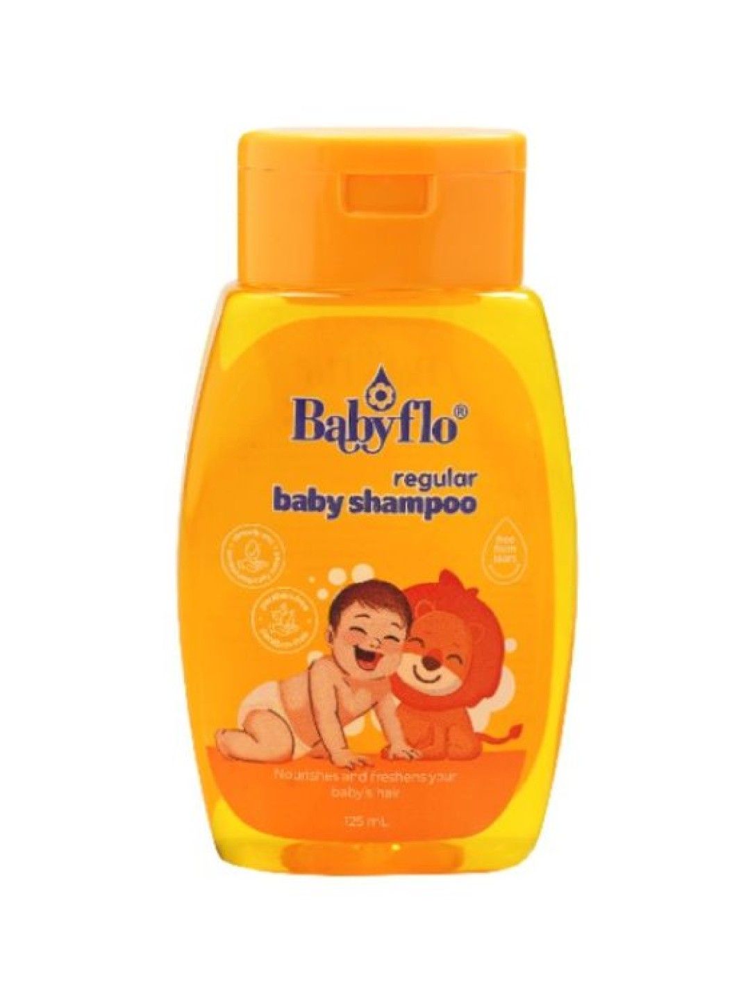 Babyflo Baby Shampoo Regular (125ml- Image 1)