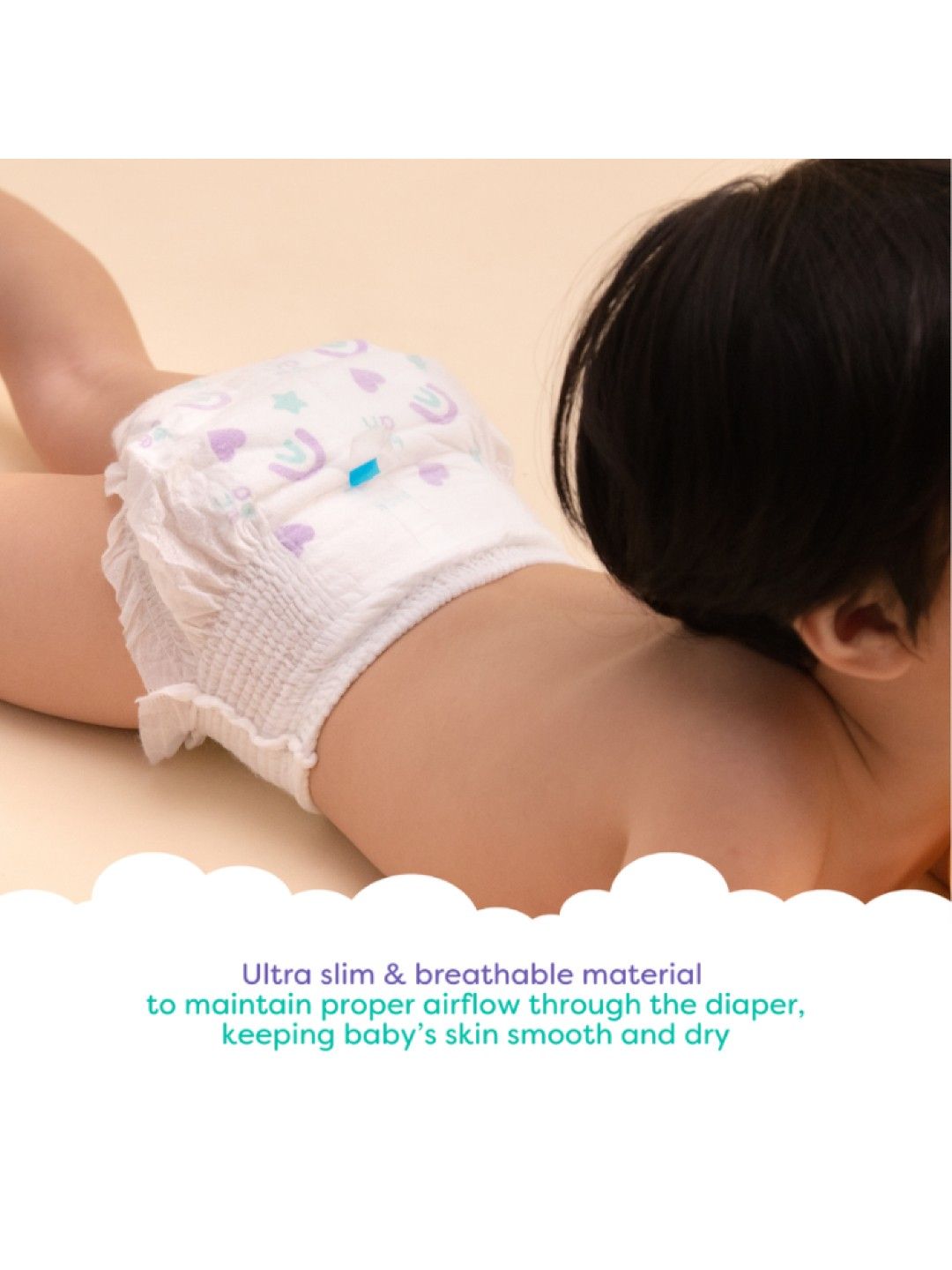 bean Cloud Diaper Pants XXL (50s) (No Color- Image 3)